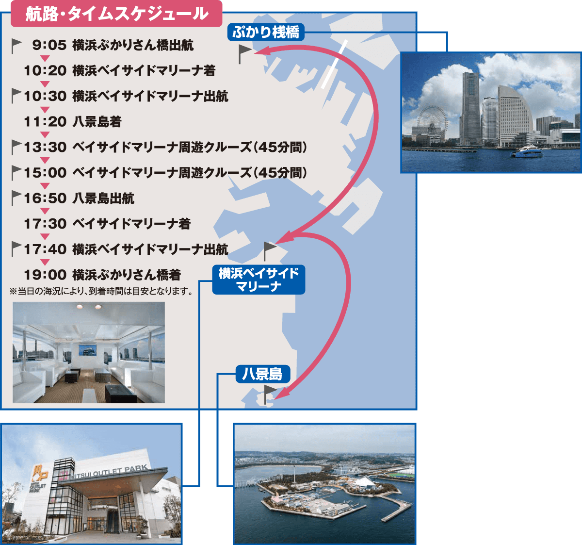 航路・タイムスケジュール